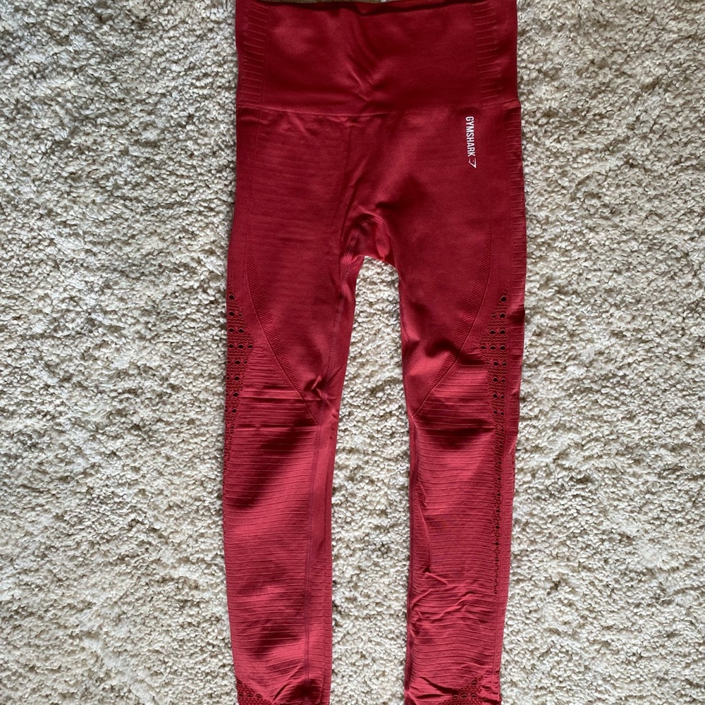 Gymshark Energy Seamless Leggings in Coral